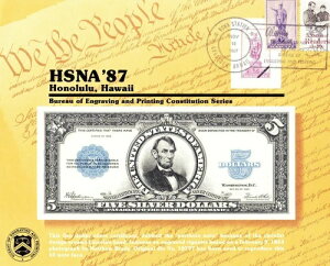 BEP �L�O�J�[�h B111 HSNA '87 �z�m���� $5 SC �����J�[�� �|�[�g�z�[�� �V���[ �L�����Z�� 1st