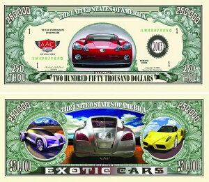 100���p�b�N - �G�L�]�`�b�N�J�[ 250,000.00�h�� �R���N�^�[�Y�m�x���e�B�h������