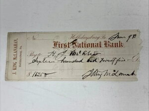 1900�N�㏉�� J�E�L���O�E�}�N���i�n��������s���؎� �z�R���Ɖ� �z���f�C�Y�o�[�O