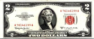 1953-C $2 ���b�h�V�[�� (FANCY �V���A���ԍ� (A76146199A )�@��ʉ� CVF-Fr. 1512