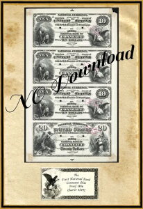 1886�N�R�s�[ �v���[�t $10-$20 �I�n�C�I�B�R�m�[�g��ꍑ����s #3492