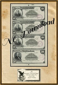 1922�N�R�s�[ �v���[�t $10-$20 �t�@�[�}�[�Y�E�i�V���i���E�o���N �E�B���X�g���E�Z�[���� �m�[�X�J�����C�i #12278