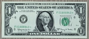 1963�N 1�h������ $1 STAR NOTE �A�M������s�� ������ #64753