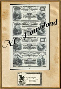 1886�N�R�s�[ �v���[�t $10-$20 �e�l�V�[�B�����X�^�E����ꍑ����s #3432