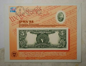 BEP �L�O�J�[�h IPMS 1988 �����t�B�X �o�b�N 1899 $5 SC �V���[���~ B-115