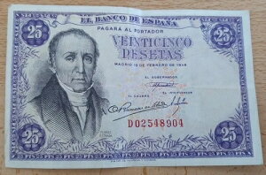 �X�y�C������ 25 �y�Z�^�X 1946�AFLOREZ ESTRADA�A�ǍD�ȏ�ԁB