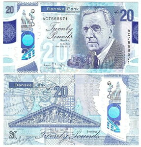 �A�C�������h�k�� - 20 �|���h 2019 UNC P. W215 - Danske Bank - Polymer Lemberg-Zp