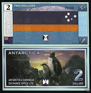 Antarctica 2�h�� x 10���b�g 1999 �j���[�W�[�����h �y���M�� UNC �}�l�[����-