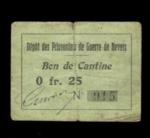 �t�����X�Y���� ���� PG 0.25 FR 1914/1918 Guerre de Nevers-