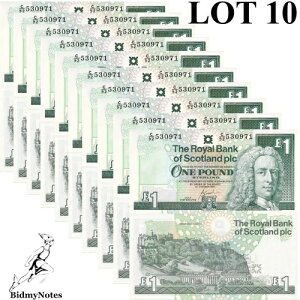 �X�R�b�g�����h 1�|���h 2001 P 351e UNC ���C�����o���N�I�u�X�R�b�g�����h plc ���b�g 10��