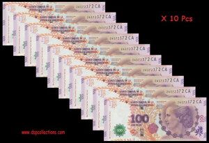 �A���[���`�� / �A���[���`�� Lotto X 10 Banconote 100 �y�\ �G���@ �y�����AND 2012 UNC