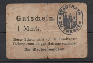 [30916] - �ً}�p���� �g���u�[���s�A1�}���N�AO. D.�i1914�N���j�BDiessner 403.3a�i= EUR-