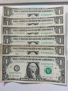 2013�N�� $1 STAR NOTES 24���Z�b�g�i�l�X�Ȉ����Ђ��j
