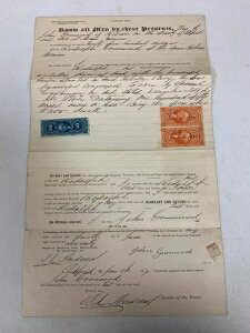 1870�N���C���B�w�u�����̓y�n�؏��i����t���j*