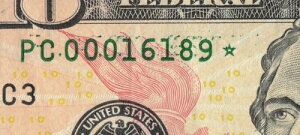 2017A $10 Bill Star Note PC00016189* �C���N�G���[�S�[�X�g���� �����s����32����