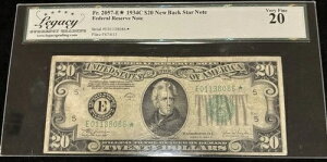 �� 1934-C $20 ���b�`�����h (STAR NOTE) �V�i ���� Fr. 2057-Enb* ���K�V�[ VF-20