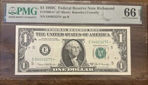 1969-C $1 �A�M������s STAR �m�[�g ���b�`�����h 66 EPQ Fr#1906-E*- ���s���� 48 ����- ��-