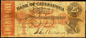 PA 25�Z���g��s CATASAUQUA �y���V���x�j�A 1862�N11��-