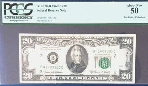 1969C $20 PCGS50 �V�A�M������s�� �j���[���[�N 9256