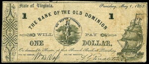 1862�N �o�[�W�j�A�B�y�A���Y�o�[�O 1�h�� �I�[���h�h�~�j�I�� �������� VA-15G24