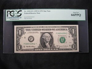1999�N�A�M������s�X�^�[�m�[�g PCGS 66PPQ