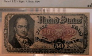 �t���N�V�����ʉ� 1381�N�t���� .50�Z���g ��5�񔭍s PCGS ���� �`���C�X VF 35