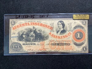 1861 �N 1 �h���p�~���� GA 1550-05 AUGUSTA INSURANCE AND BANKING CO.