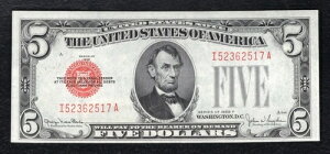 FR. 1531 1928-F $5 5�h������ �A�����J���O���@��ʉ� ������