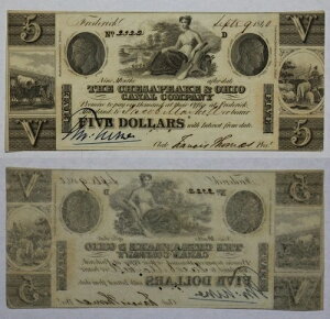 1840�N �`�F�T�s�[�N�E�A���h�E�I�n�C�I�^�͉�Д��s 5�h������ MD-1390-25 5VPH