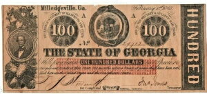 1863 $100 �W���[�W�A�B �~���b�W�r�� AU CR6E ��