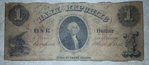 1855�N���s 1�h�� �o���N�E�I�u�E�U�E���p�u���b�N - ���[�h�A�C�����h�B �p�~����