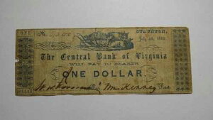 1�h�� 1862�N �o�[�W�j�A�B�X�^���g�� VA �p�~�ʉ� ��s�� �o�[�W�j�A�B������s
