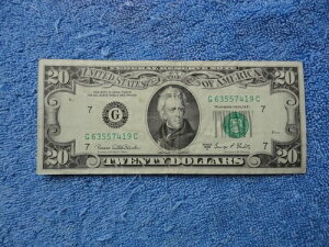 1969C �V�J�S $20 FRN�A���荢��Ȏ����A���Ђ�����������!!