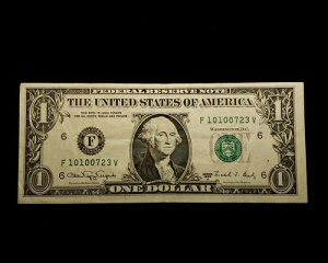 1988A $1 �E�F�u�m�[�g FRN F10100723V - ���� 2 - FV �u���b�N 9/4 - VF/XF - SKU-CA740
