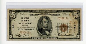 1929�N 5�h�� �i�V���i���E�V�e�B�E�o���N�E�I�u�E�j���[���[�N�ANY �u���E���V�[�� VF