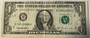 1995�N $1 FRN NOTE B�V���[�Y �d��ȃC���N�̂ɂ��݃G���[ �ؒf�G���[