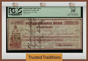 TT 1864 �y���V���o�j�A�z�R��� $82 ���؎�uWHAT THE SAM HILL�v PCGS 30 ���ɗǍD!