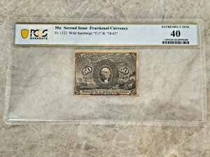 Fr 1322 ��2�� 50�Z���g �t���N�V���i���ʉ� PCGS ���� XF40 T-1-18-63