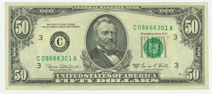 FR #2117C $50 1969C �A�M������s�� �t�B���f���t�B�A DC-6245