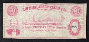1880�N�� 50�Z���g �f���{�A�A�N���A�t�B�[���h�S�A�y���V���o�j�A�B �p�~����