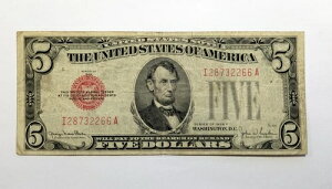 1928�N-F $5 5�h������-Clark/Snyder-���b�h�V�[���č��ʉ�-