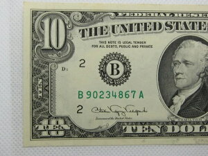 1988A $10 ������ FRN #B90234867A *�V�[�P���V�����I�v�V����