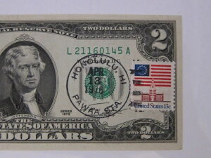 1976�N ���؎� $2 FRN ����200���N�L�O �n���C�����؎�t�� #L21160145A *Seq�I�v�V����