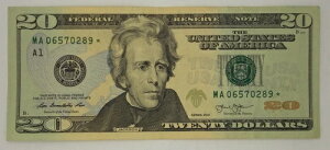 �V���[�Y 2013�N $20 �X�^�[����? �A�M������s���� Boston FRB SN: ma06570289?-