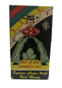 �r���e�[�W�uDoll-R-Bill�v�����M�t�g�A�m�x���e�B�A�C�e���i1950 �N��j�A�����莆������B