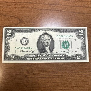 1976�N $2 D �N���[�u�����h�A�M������s STAR NOTE �N���X�v AU