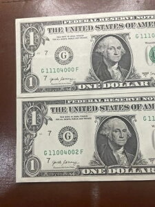 �t�@���V�[�V���A���i���o�[ $1 DOLLAR11004002/1110400/2017A �A�M������s 2���g����