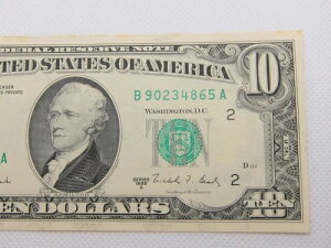1988A $10 ������ FRN #B90234865A *�V�[�P���V�����I�v�V����