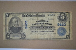 �v�����X�g���A�C���f�B�A�i�B - $5 1902 �v���[���o�b�N Fr. 600 The Farmers NB Ch. # 9463