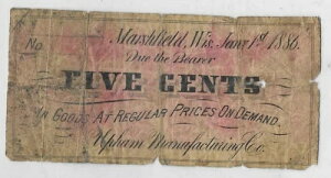 ���A 1886�N�p�~5C�X�N���b�v�m�[�g -upham Manufacturing Co.�A�E�B�X�R���V���B�}�[�V���t�B�[���h-